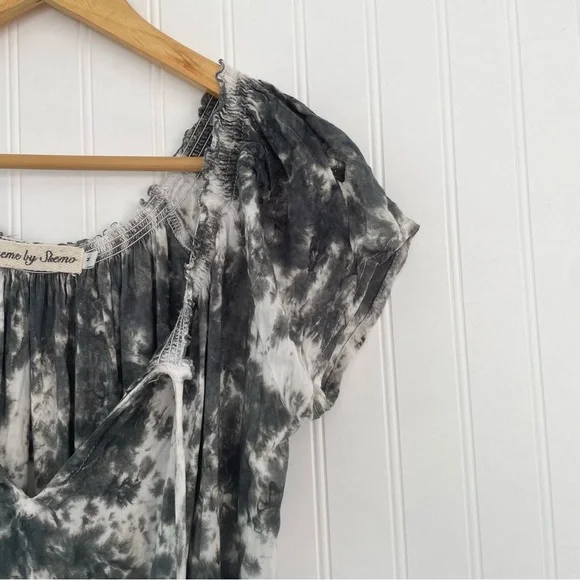 OCEANIA Gypsy Dress by Skemo - Dark Grey Tie Dye Medium - Picture 6 of 14